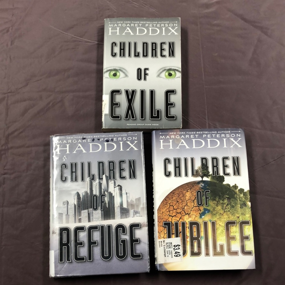 Complete series of Children of Exile by Margaret Haddix